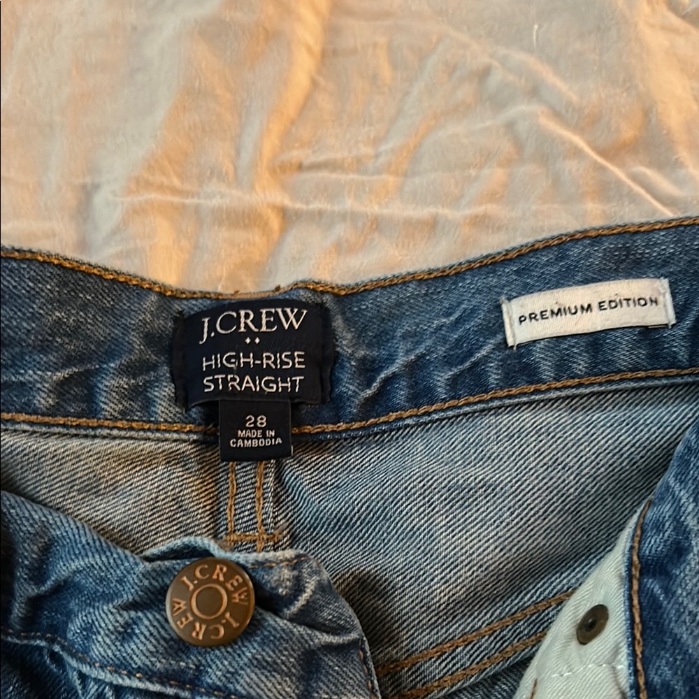 J.Crew High-Rise Straight Jeans